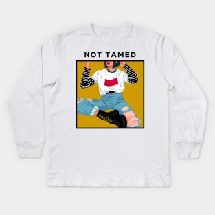 NOT TAMED Kids Long Sleeve T-Shirt